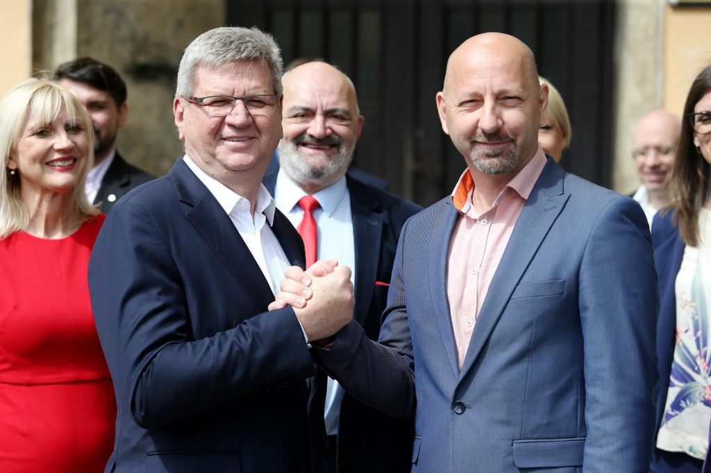 Mirando Mrsić i David Bregovac, photo: Dalibor Urukalovic/PIXSELL