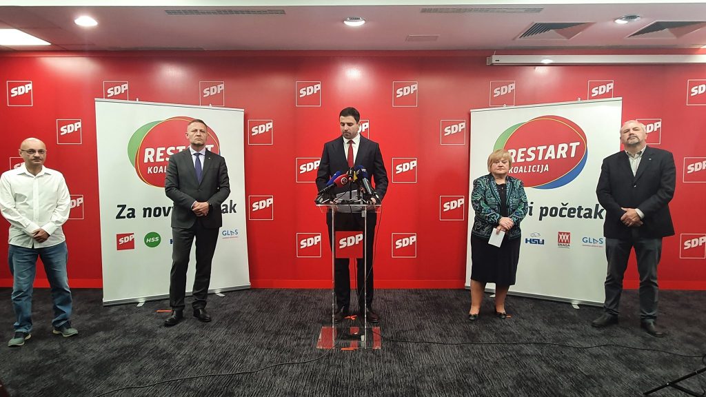 Restart koalicija, izvor: sdp hrvatske, twitter